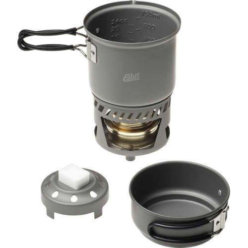 Camping Cookware Set w/ Two Stoves Esbit ES1104