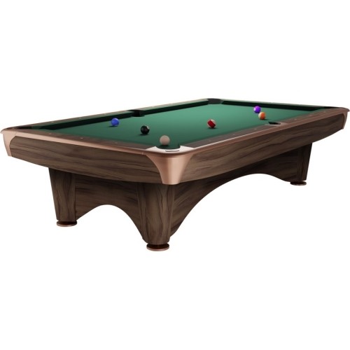 Stół bilardowy, Pool, Dynamic III, Modern Brown, 8 ft., Simonis 760 żółto-zielony