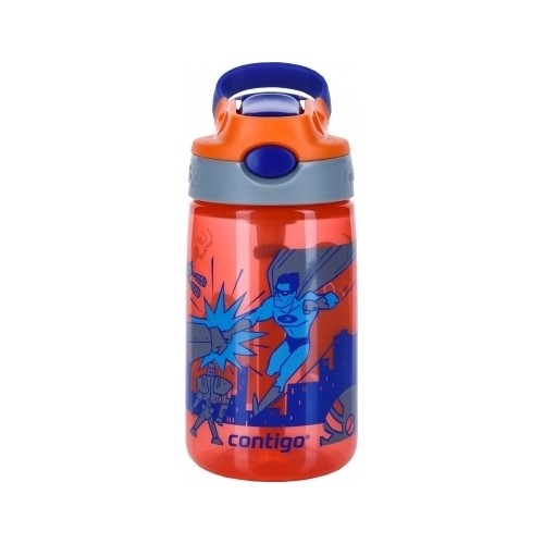 Children's Mug Contigo Gizmo Flip, 420ml, Nectarine Superhero