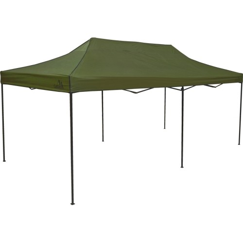 Party tent scissor 3x6m green WATERPROOF