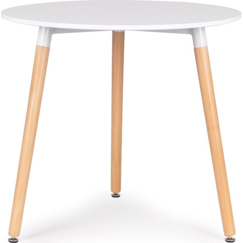 Table modern wooden table for living room kitchen 80cm