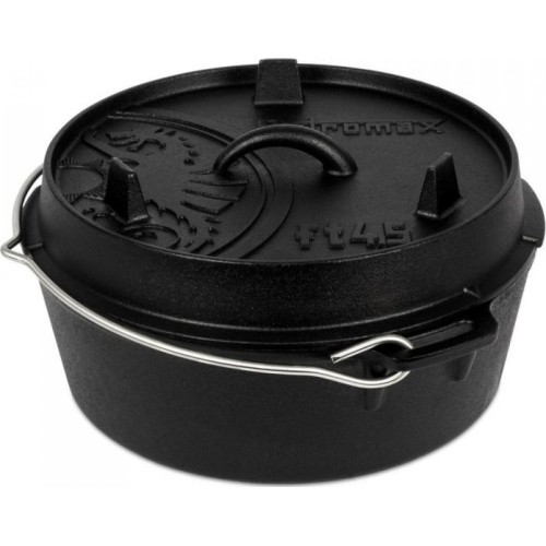 Żeliwny garnek turystyczny na otwarty ogień Petromax Dutch Oven - 4 l