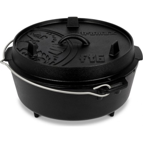 Żeliwny garnek turystyczny na otwarty ogień Petromax Dutch Oven - 6 l