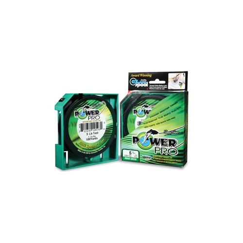 Braided Line Power Pro 135mm, 0.08mm, 4kg, Moss Green