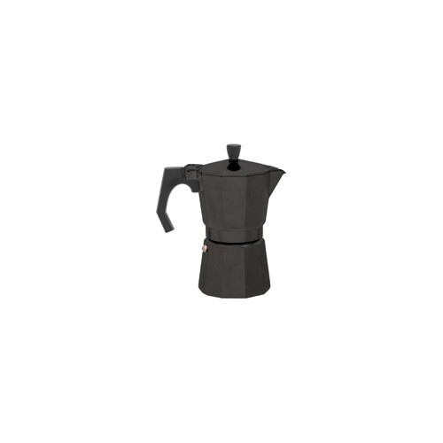 Espresso Maker BasicNature Bellanapoli, 6 Cups, Black