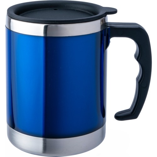 Thermal Mug BasicNature Stainless Steel Beaker MUG, 0.42L, Blue