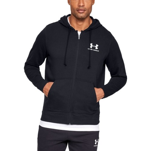 Men’s Sweatshirt Under Armour Sportstyle Terry FZ, Black