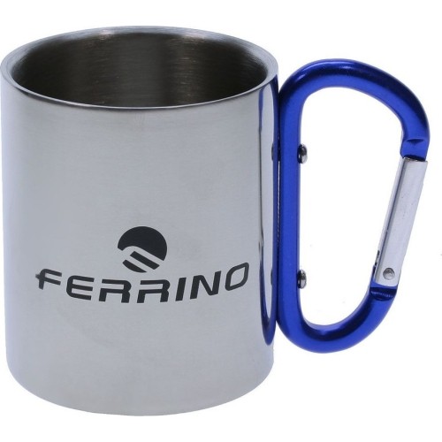 Cup Ferrino Inox, with Carabiner