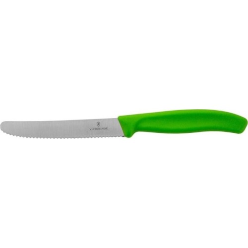 Tomato Knife Victorinox 6.7836.L114, Serrated, 11cm, Green