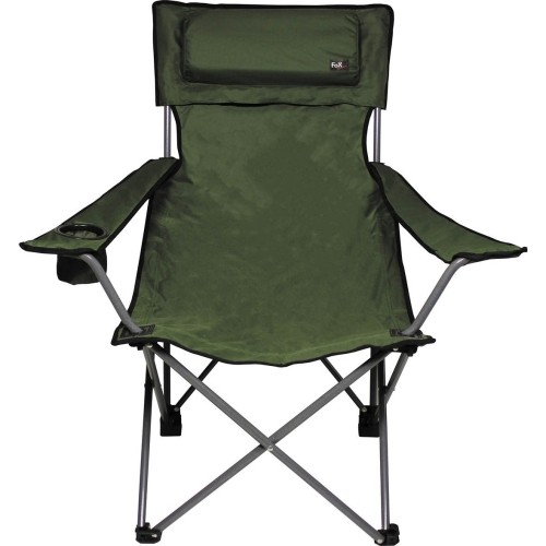 Krzesło składane FoxOutdoor Deluxe, zielone