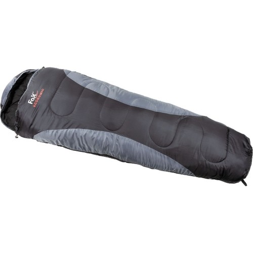 Sleeping Bag FoxOutdoor Economic - Black-Grey