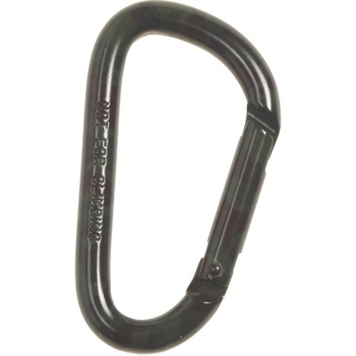 Carabiner D MFH - Camo, 8mmx8cm