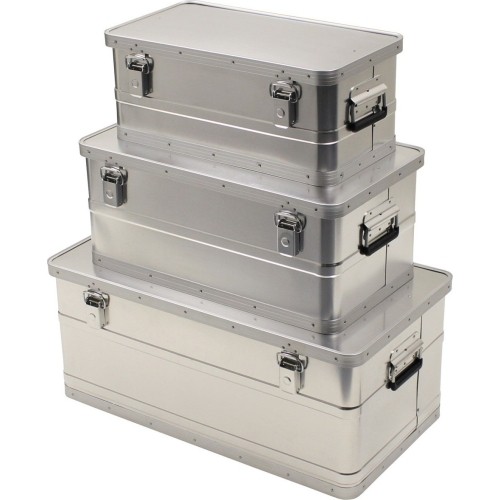 Storage Cases MFH, Aluminium, Set of 3