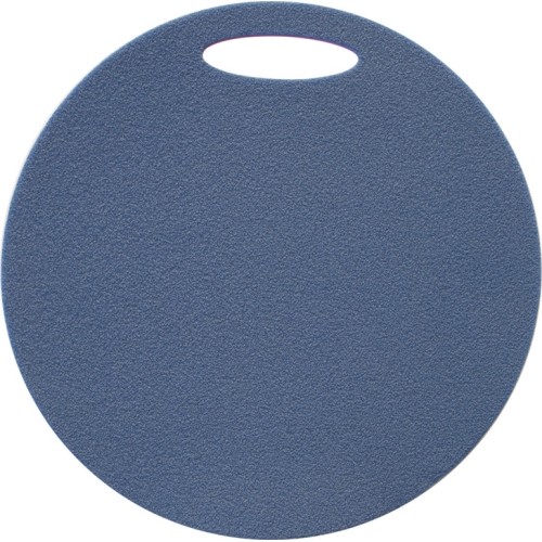 Round Sit Mat Yate, 2-layer, Diameter 35cm, Blue/Pink