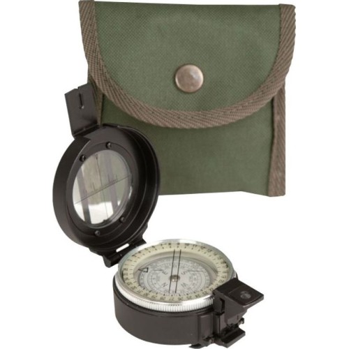 BRITISH METAL LENSATIC COMPASS