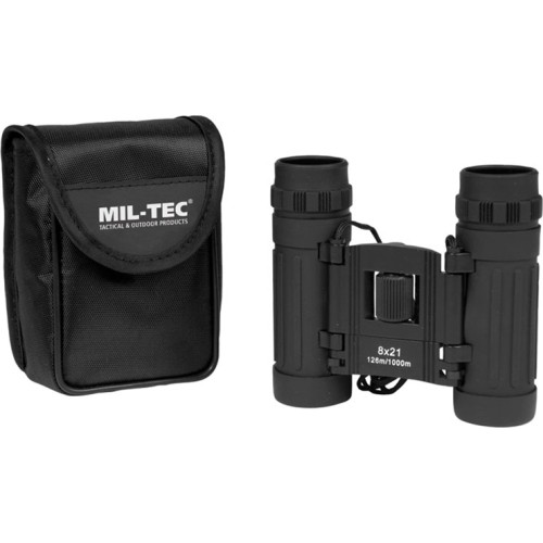 BLACK COLLAPSIBLE BINOCULAR 8X21