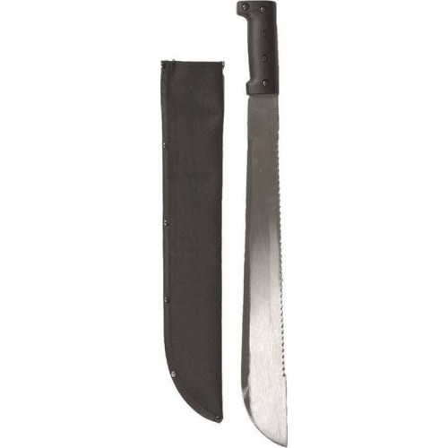 18" MACHETE STEEL WITH SAWBACK