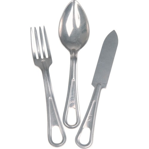 US STAINLESS STEEL 3-PC. EATING UTENSIL