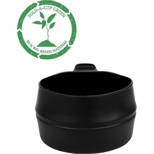 BLACK FOLD-A-CUP® ′GREEN′ COLLAPSIBLE CUP 200 ML