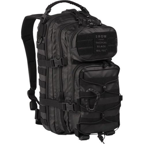 TACTICAL BLACK BACKPACK US ASSAULT SMALL