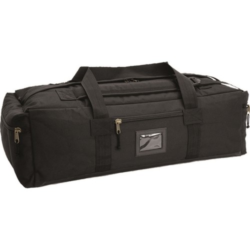 BLACK COMBAT DUFFLE BAG