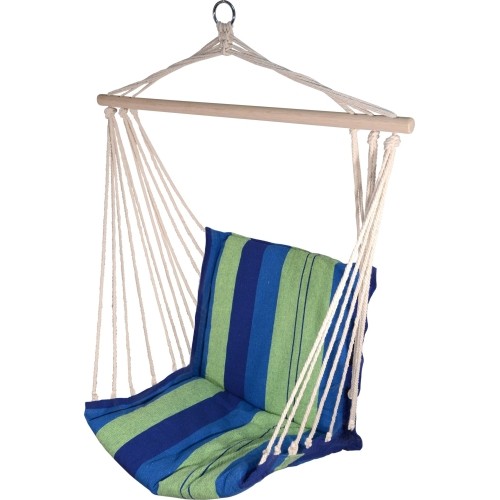 Hammock Chair Cattara - Blue/Green 95x50cm