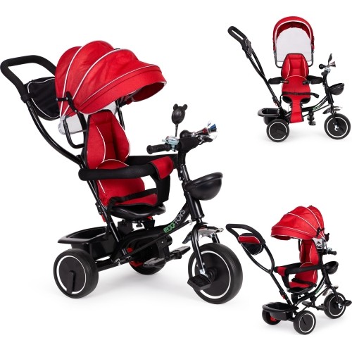 Tricycle With Swivel Seat Eco Toys, Red