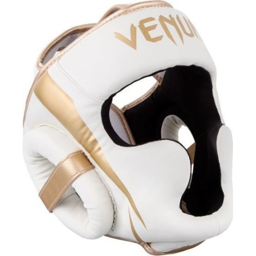 Headgear Venum Elite - White/Gold