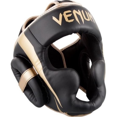 Headgear Venum Elite - Black/Gold