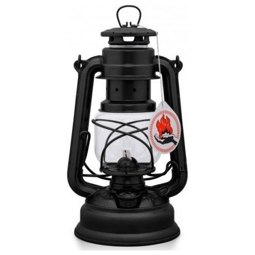 Kerosene outdoor lantern Feuerhand Hurricane multicolour, Colour Matt Black