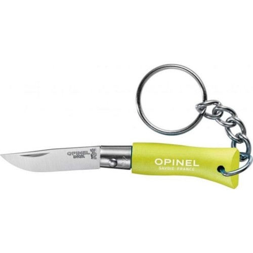 Nóż brelok Opinel Colorama 02 inox grab jasnozielony