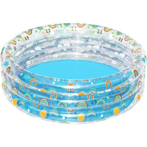 Pool Transparent Paddling Pool 150 53cm BESTWAY