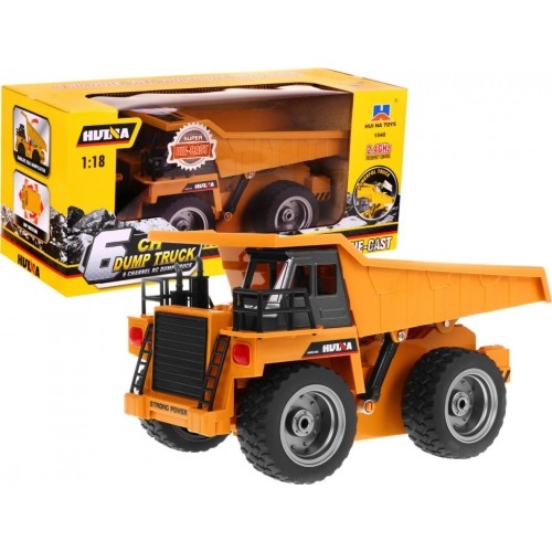 Samochód zabawka R/C 2.4 G Metalowa wywrotka Kabina 1:18