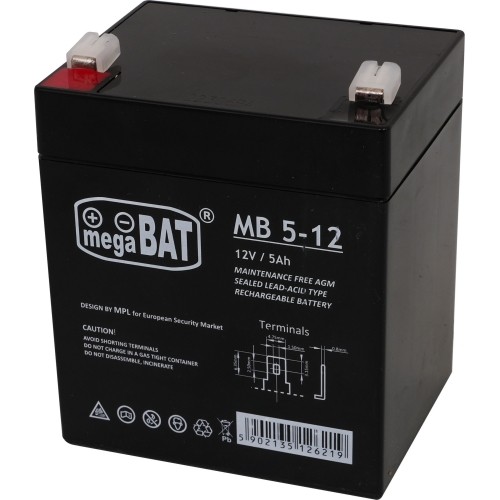 Vehicle parts battery 12V/5AH