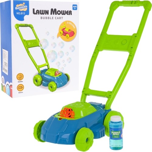 Lawn mower with the function of releasing soap bubbles