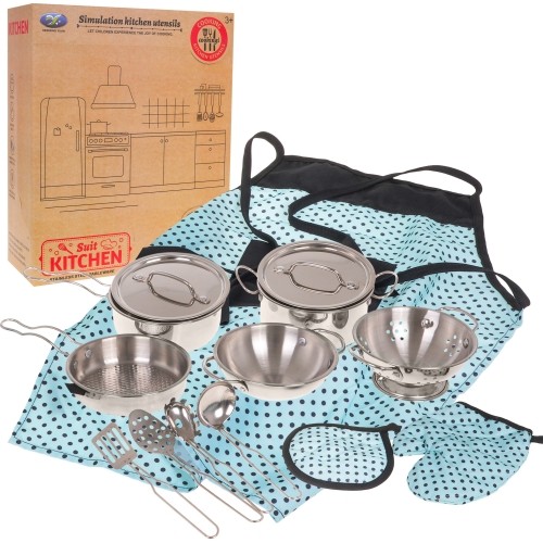 Set of Metal Pots + Accessories 13pcs.