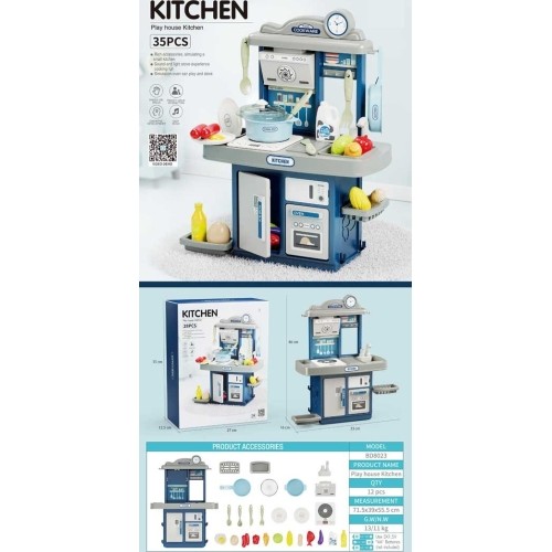 Kitchenette with sound function 35 pcs.