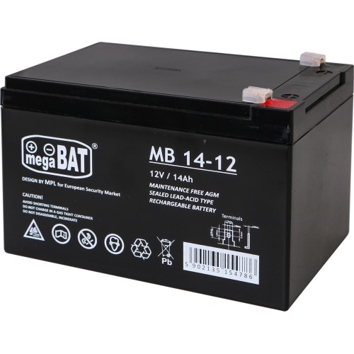 Vehicle parts battery 12V 14AH