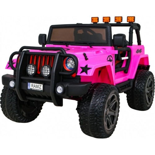 The Monster Jeep 4 x 4 Pink