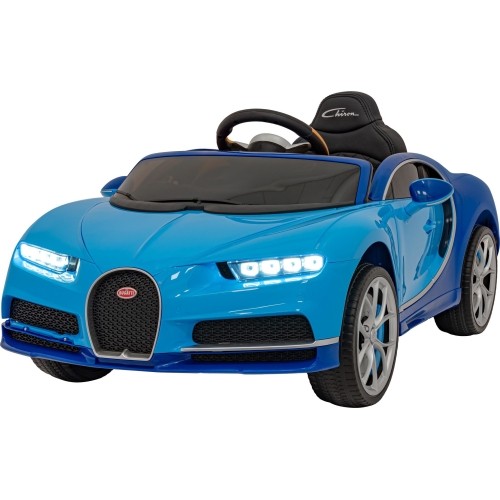 Niebieski pojazd Bugatti Chiron