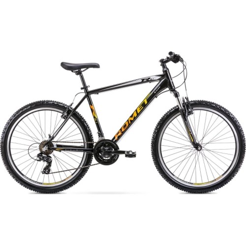 Dviratis Romet Rambler R6.1 26" 2022 black-yellow