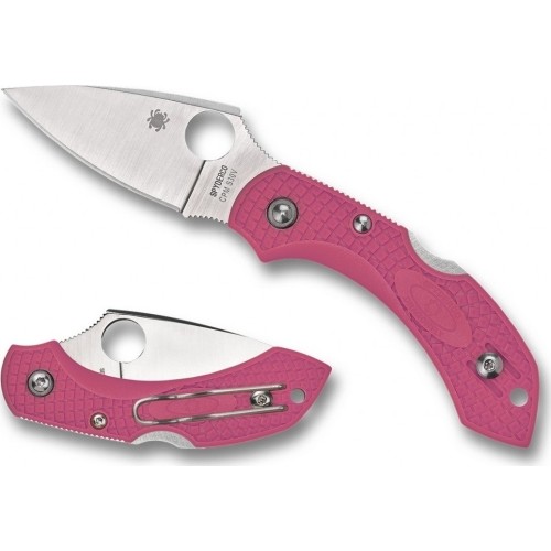 Nóż składany Spyderco C28FPPNS30V2 Dragonfly 2, Różowy