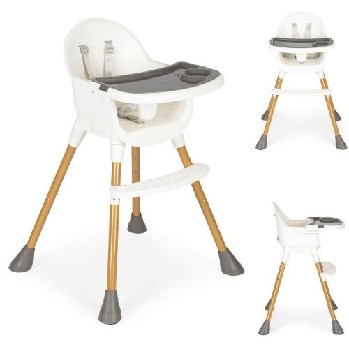 Feeding chair white ECOTOYS