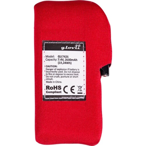 Replacement Battery for Heated T-Shirts & Pants Glovii GLI7426