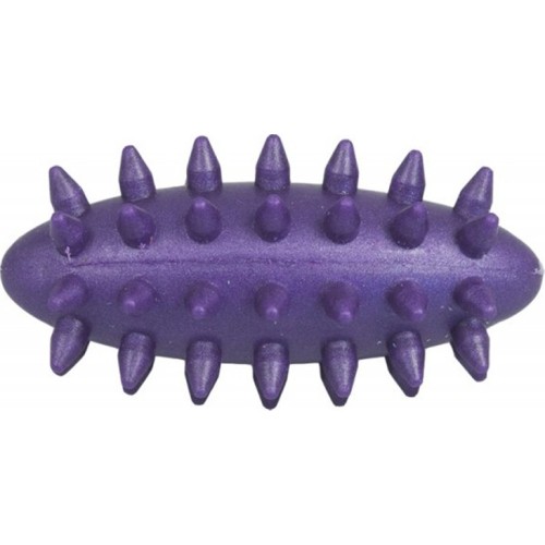 JAKOBS Massage egg with spikes hedgehog small 7 cm purple