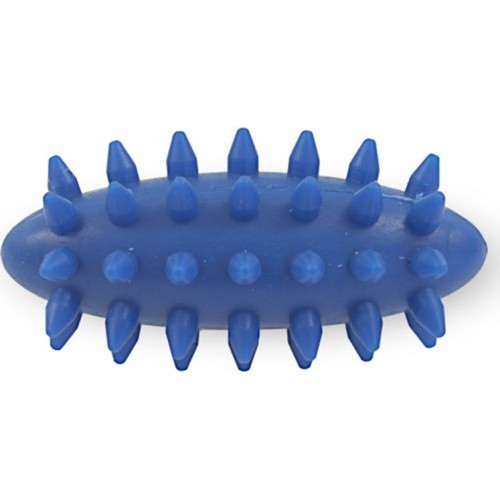 JAKOBS Massage egg with spikes hedgehog small 7 cm blue