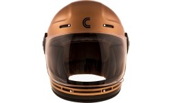Motorcycle Helmet Cassida Fibre Super Hooligan Black/Metallic Copper/Gray