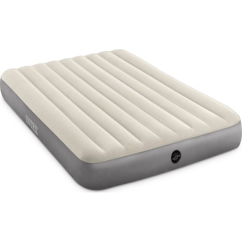 Velour inflatable mattress 203x152 cm Intex 64103