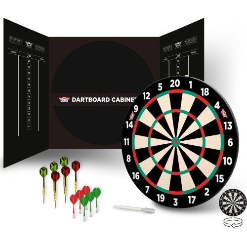 Magnetic Paper Dartboard Cabinet Set Bull’s