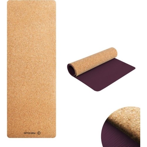 Cork yoga mat Spokey SAVASANA